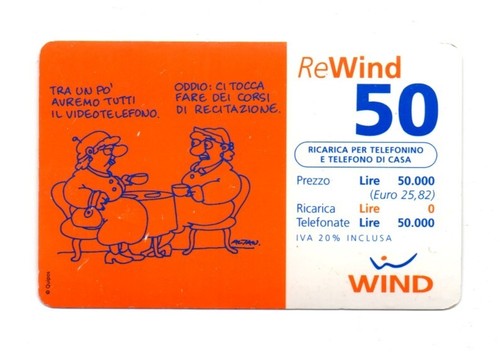 Scheda telefonica wind - scheda,