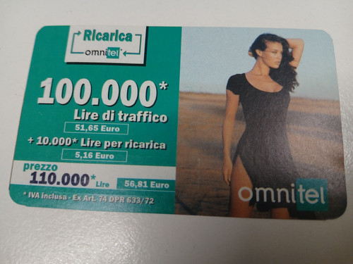 Ricarica omnitel 100 - 2, +