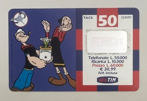 Scheda tim ricarica - scheda, telefonica